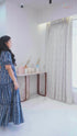 Indigo Wrap Around Women Dress , Video